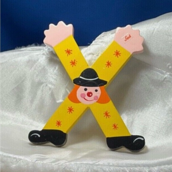 Sevi Hand Painted Alphabet Letters Wood Multicolor - Picture 15 of 15